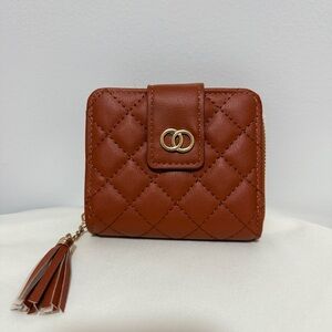 Brown Quilted Wallet